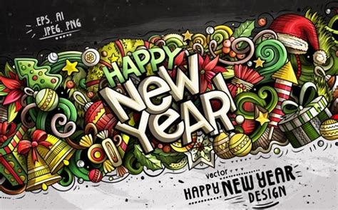 Happy New Year Graphics for 2021 : PSD Templates, Illustrations, etc.