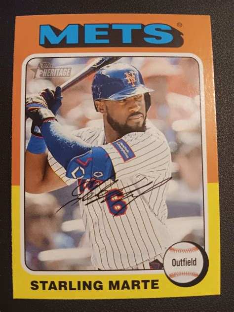 Starling Marte Prices Topps Heritage Baseball Cards