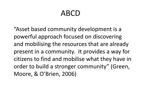 Ppt Asset Based Community Development Powerpoint Presentation Free