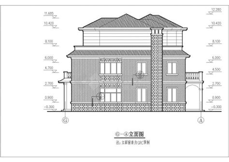 超豪华庄园单体多层别墅全套建筑图纸别墅建筑土木在线