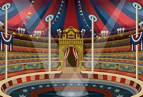 Buy Yeele 10x8ft Circus Background for Photography Theatre Performing Tent Ribbon Photo Backdrop ...