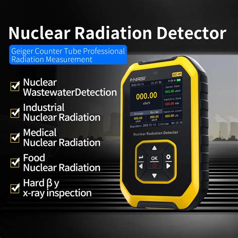 Geiger contador profesional Detector de radiación Nuclear ionización