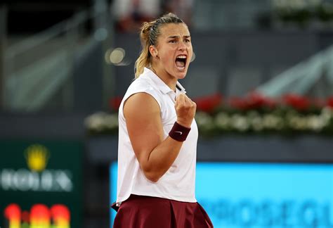 Sabalenka storms into second consecutive clay-court final in Madrid ...