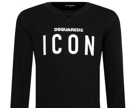 Dsquared2 Juniors D2s248u Icon Crew Neck Boys Dsquared Sweatshirt