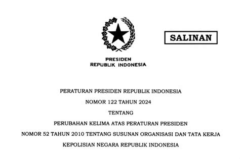 Presiden Jokowi Teken Perpres Untuk Pembentukan Kortastipidkor Polri