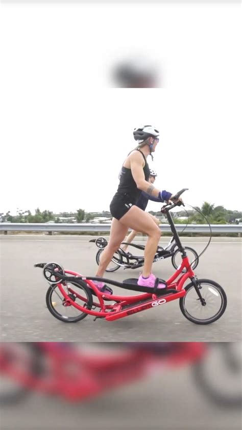 Long-stride elliptical bike emulates the experience of running ...