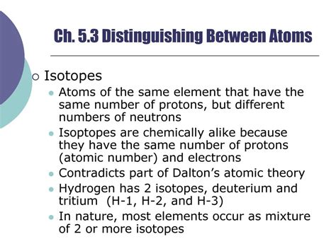 Ch 5 Atomic Structure And The Periodic Table Ppt Download