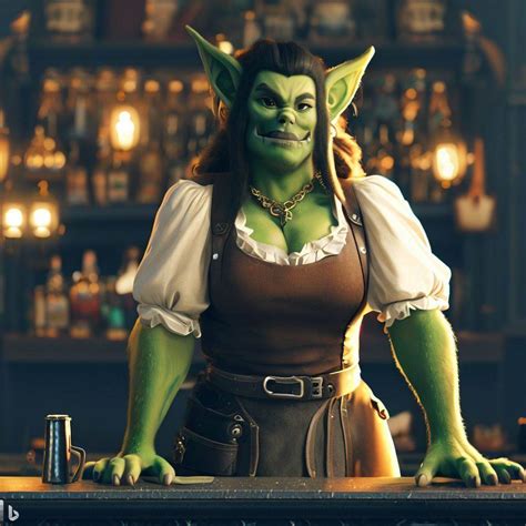 Orc Bartender By 583302 On Deviantart