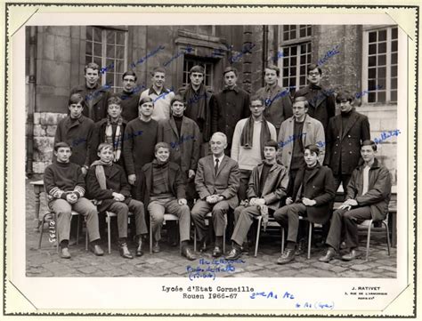 Photo De Classe 2è A1a2 De 1967 Lycée Corneille Copains Davant