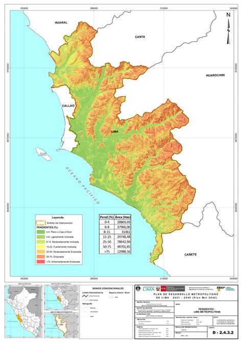 Altitude De Lima No Peru - Relieve de Lima - Galería de mapas