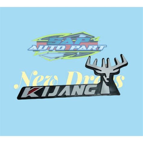 Jual Emblem Tulisan Kijang Tanduk Buat Kijang Super Grend Shopee