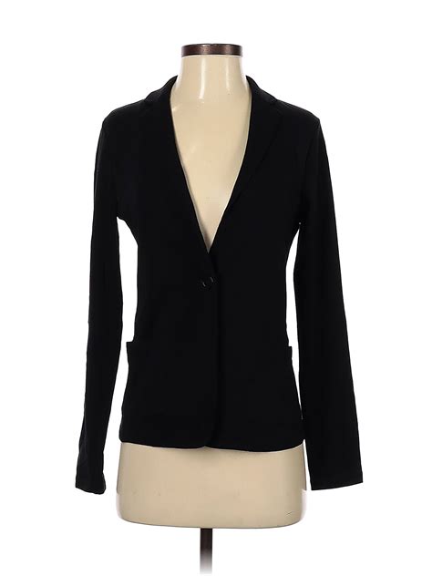 Uniqlo Solid Black Blazer Size S 88 Off Thredup