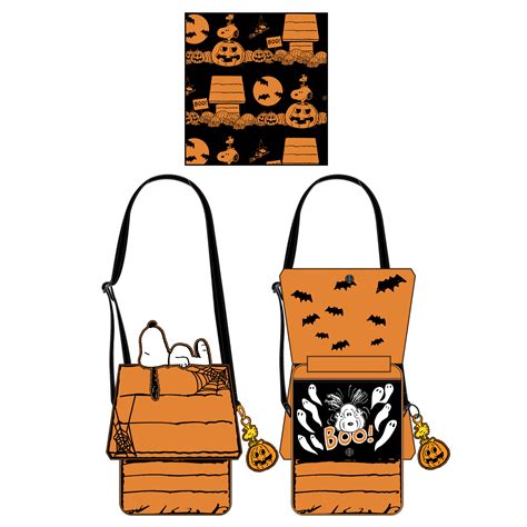 Peanuts Loungefly Crossbody Bag - Peanuts Great Pumpkin Snoopy ...