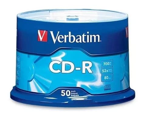 100pzs Discos Virgenes Cd R Torre Verbatim V Meses Sin Intereses