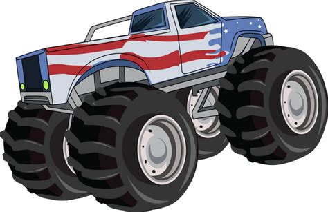 Premium Monster Truck Illustration Pack From Vehicle Illustrations