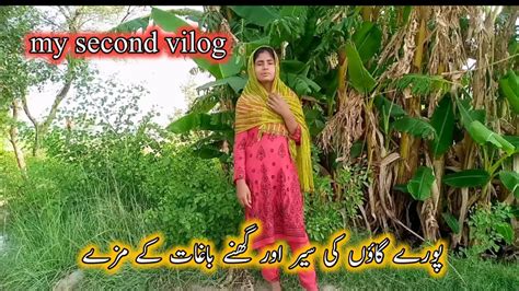 My Second Vlog Pure Gaon Ki Sair Pakistani Village Life Humera