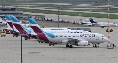 Dutzende Eurowings Flüge ab Stuttgart gestrichen