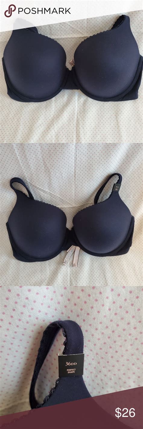 Victoria Secret Perfect Shape Bra 36DD A Deep Navy Blue Perfect Shape