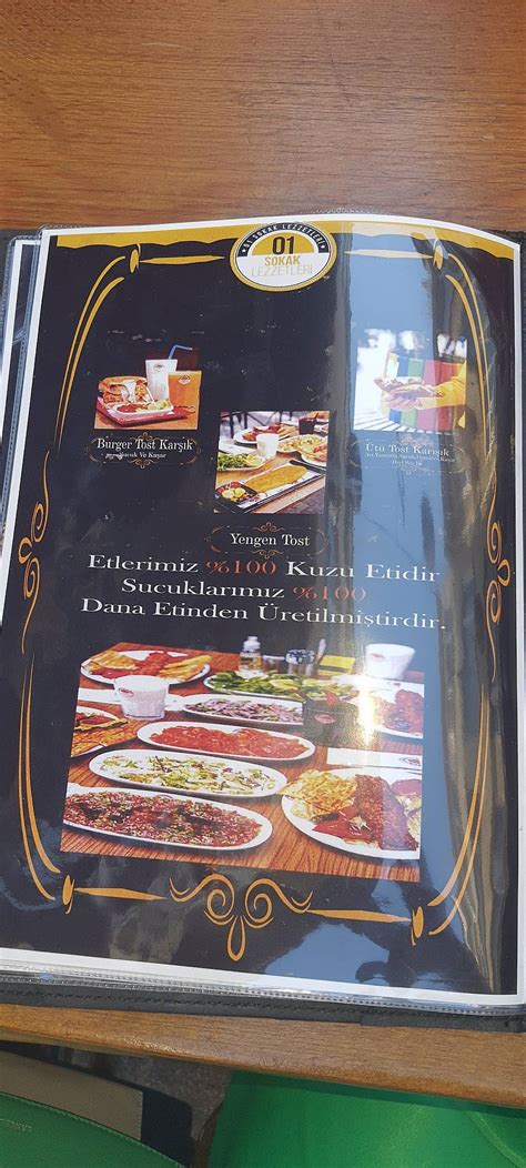 Menu At Sokak Lezzetleri Istanbul