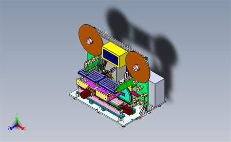 非标 泛用型贴标机step模型图纸下载 懒石网