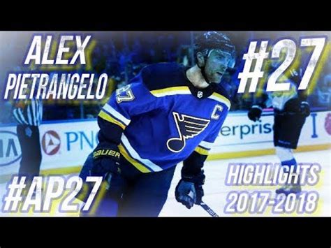 ALEX PIETRANGELO HIGHLIGHTS 17-18 [HD] - YouTube