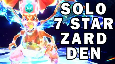 How To Easily SOLO The 7 STAR Charizard Tera Raid Den Pokemon Scarlet