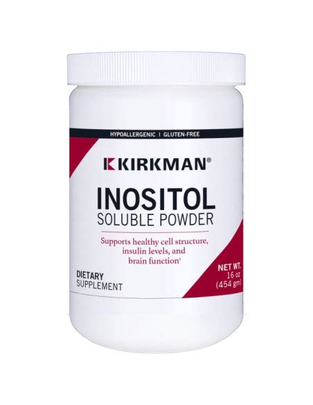 Inositol Pure Soluble Powder Hypo Gms Kirkman Labs