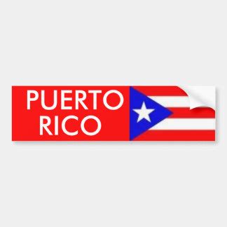 Puerto Rico Bumper Stickers - Car Stickers | Zazzle