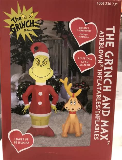 Grinch Christmas Animated Inflatable Ft Gemmy Gemmy Grinch Hot Sex