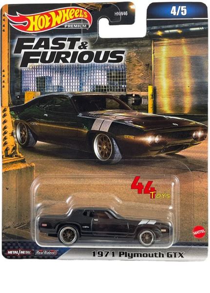 Машинка Hot Wheels Premium Fast And Furious 1971 Plymouth Gtx Premium Хот Вилс Премиум