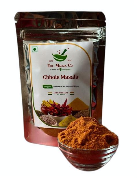 Chole Masala Powder Packaging Size Required 50 Gm At Rs 635 Kg In Mumbai