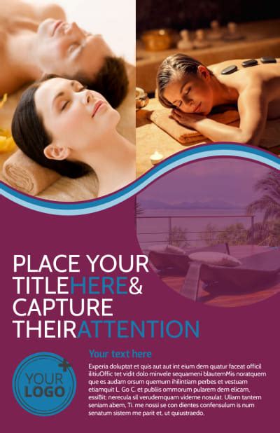 Spa Flyer Templates Mycreativeshop