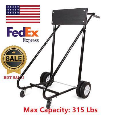 New 315 LBS Outboard Boat Motor Stand Carrier Cart Dolly Storage Pro