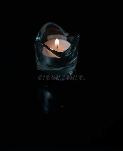 Candle light in the dark stock photo. Image of celebration - 234502222