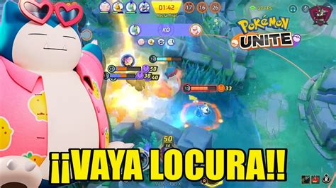 Snorlax Con Azote Revienta😱mejores Objetos Y Medallas⭐build Pokemon Snorlax Unite Youtube