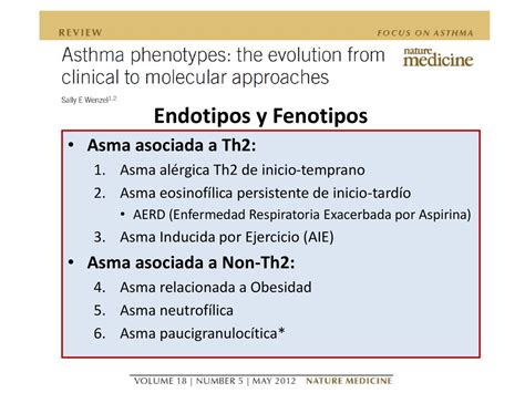 “desenredando Los Fenotipos Y Endotipos En Asma” Ppt Descargar