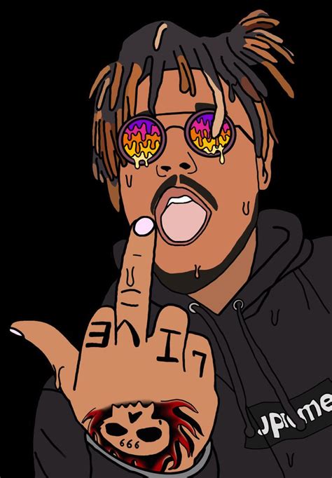 Juice Wrld Drippy By Rareartwrk Cute Doodles Drawings Cool Art