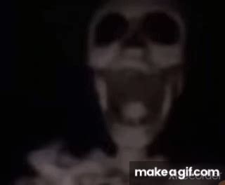 (skeleton on the fan) meme on Make a GIF