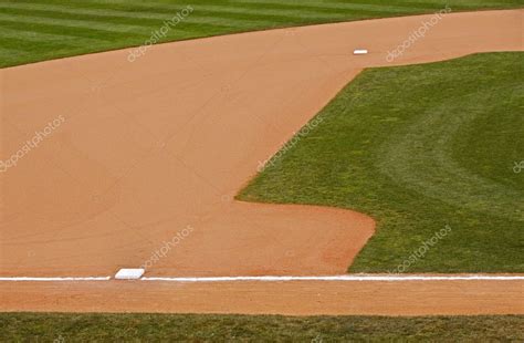 Baseball infield grass dirt bases — Stock Photo © jamieroach #6592639