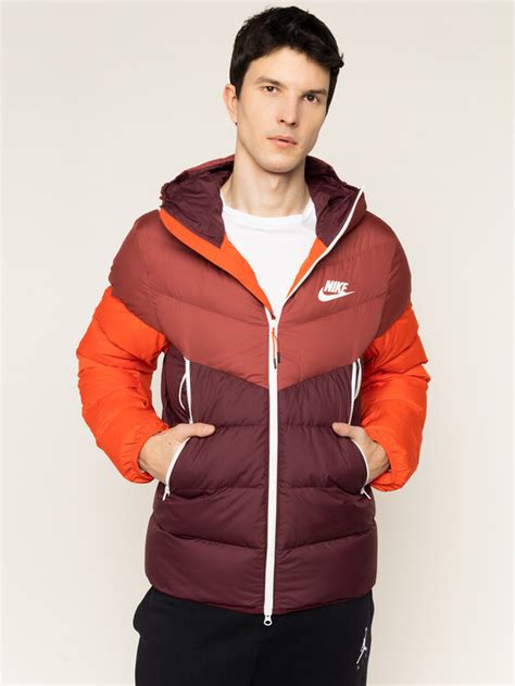 Nike Kurtka Puchowa Windrunner Bordowy Standard Fit Modivo Pl