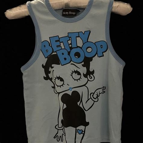 Urban Outfitters Betty Boop Ringer Tank Top Size Depop