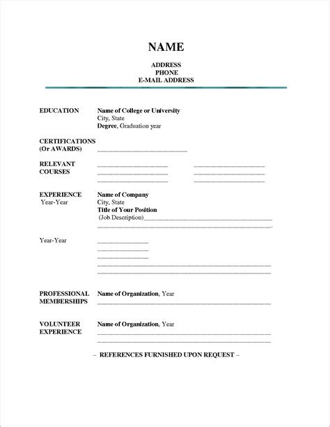 Fill In The Blank Cover Letter Cover Letter Resume Examples