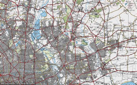 Historic Ordnance Survey Map of Leytonstone, 1920