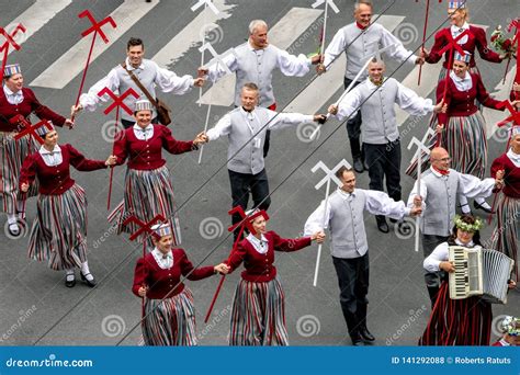 Latvian Song And Dance Festival Editorial Stock Photo Image Of