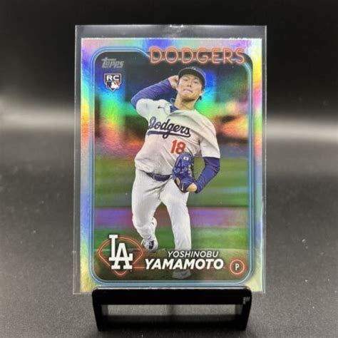 2024 Topps Series 2 Yoshinobu Yamamoto Rainbow Foil Rookie RC Dodgers