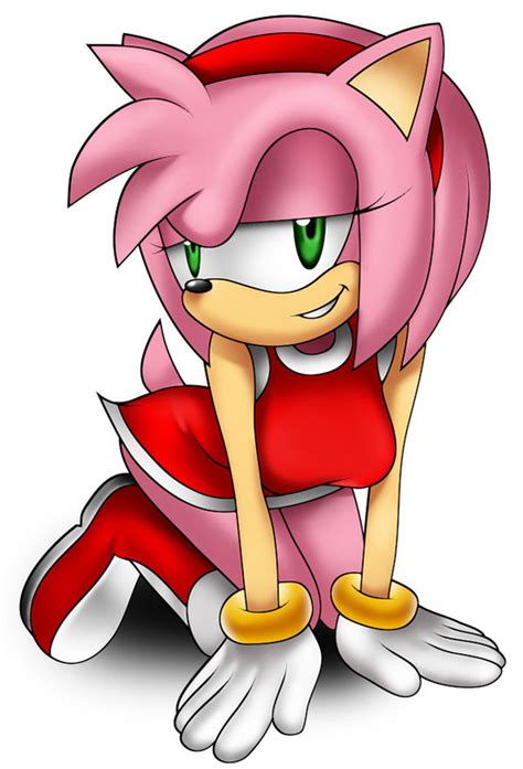 Amy Rose Sth Art Sonic Sonic The Hedgehog