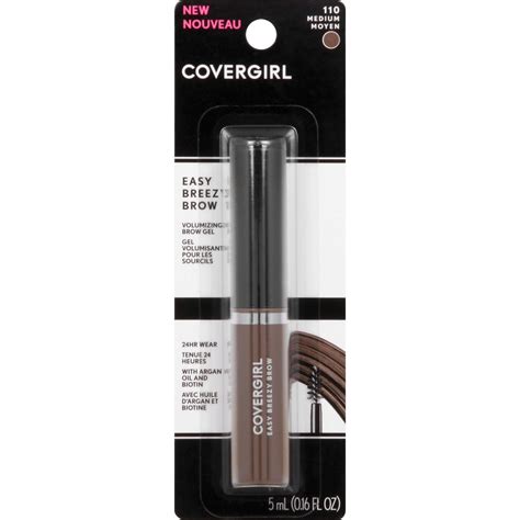 Covergirl Easy Breezy Volumizing Brow Gel Medium - Shop Eyes at H-E-B