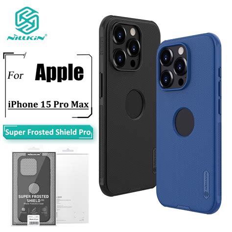 Capa Nillkin Super Frosted Shield Pro Para IPhone 15 Max Telefone Ultra