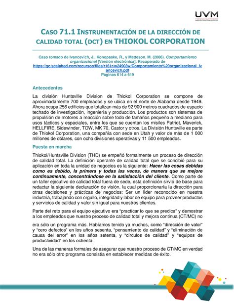 U1 Thiokol Relaciones Industriales UVM Studocu