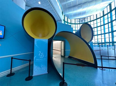 Photos New Disney Cruise Line Silver Anniversary At Sea Decorations In